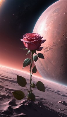 Rose on an alien planet