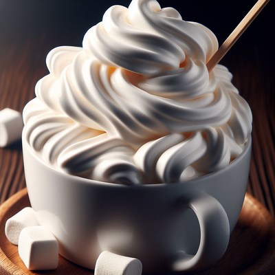Whipped cream coffee