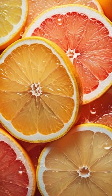 Citrus fruit close-up