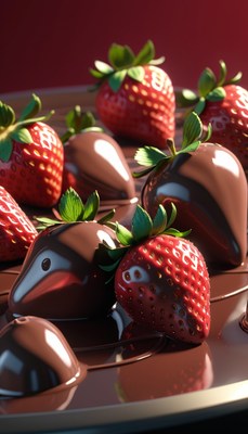 Chocolate-covered strawberries