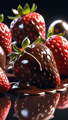 Chocolate-covered strawberries