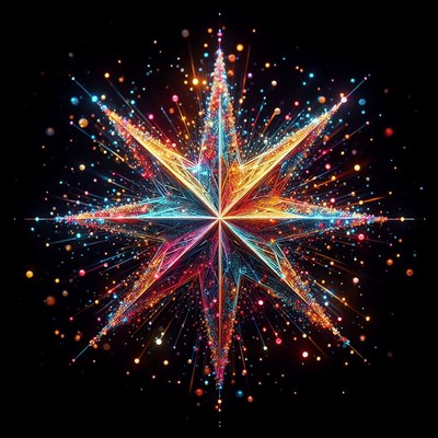 Abstract starburst design