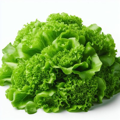 Fresh green lettuce leaves