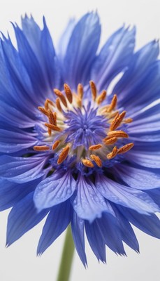Blue flower close-up