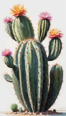 Blooming cactus