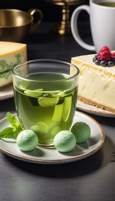 Green tea and dessert