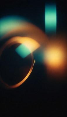 Abstract light streaks in dark background