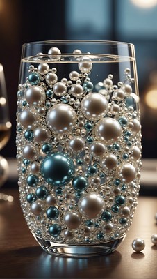 Glass of pearls
