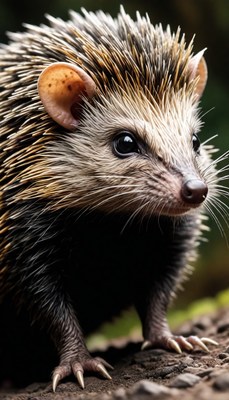 Hedgehog portrait