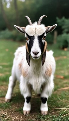 Goat standing in a field