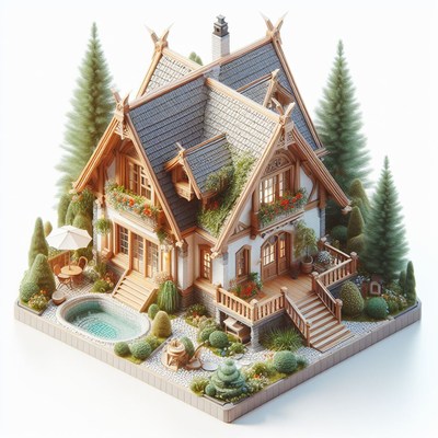 Cozy cottage with pool and garden