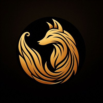Golden fox logo design