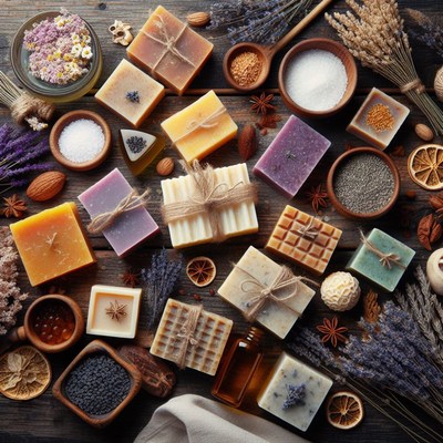 Handmade soap and spa supplies
