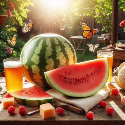 Summer watermelon picnic