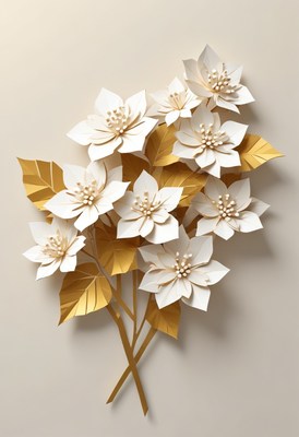 Paper flower bouquet