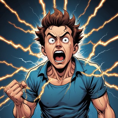 Man shocked by electricity