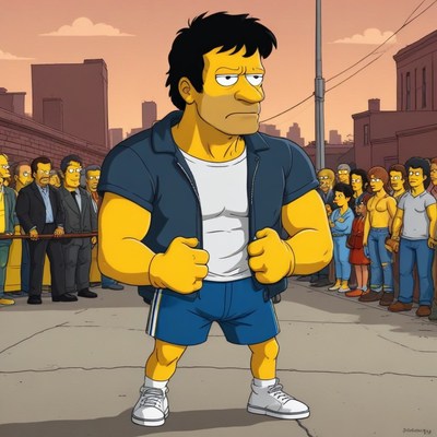 A street fight in springfield