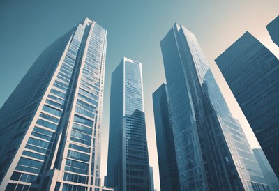 Tall buildings in the city