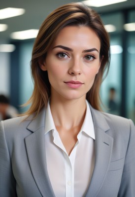 Businesswoman portrait in office