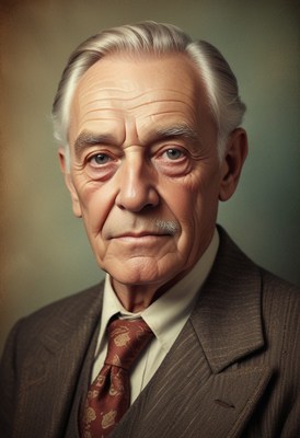 Portrait of an elderly man