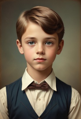 Boy in formal wear