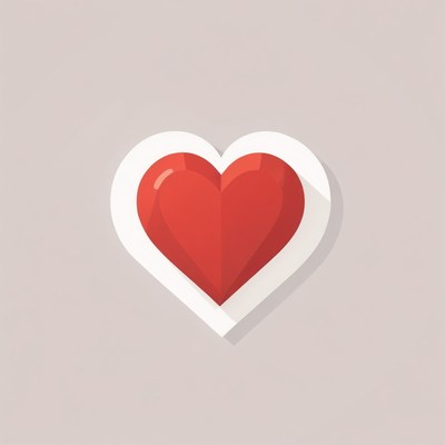 Red heart icon