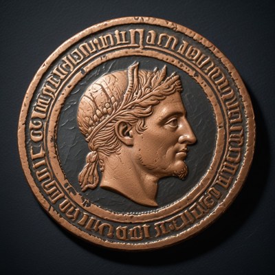 Roman coin portrait