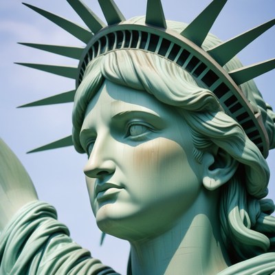 Statue of liberty close-up