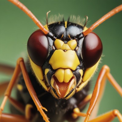 Close-up of a wasp