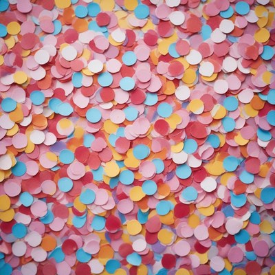 Colorful confetti background