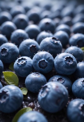 Close-up of fresh blueberries