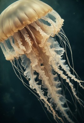 Jellyfish in the ocean