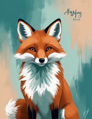 Red fox portrait