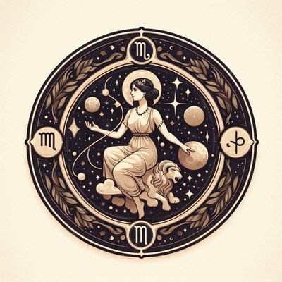 Virgo zodiac illustration