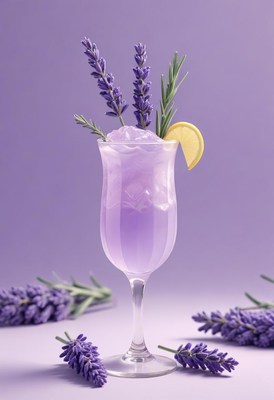 Lavender lemonade cocktail
