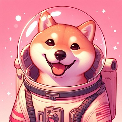 Shiba inu astronaut