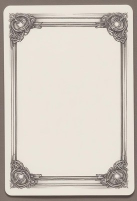 Ornate pencil drawing frame