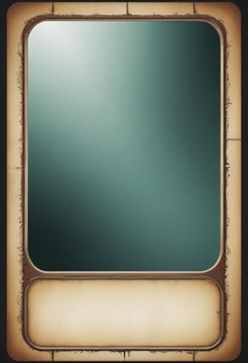 Blank vintage photo frame