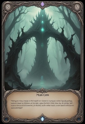 Man curn card illustration