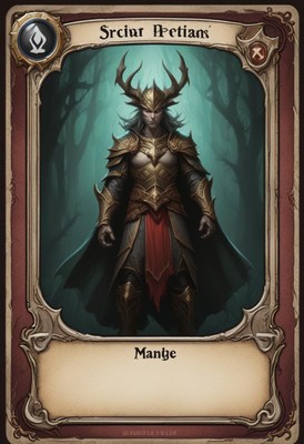 Manhye, scruir petians card