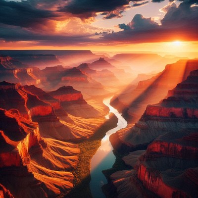 Grand canyon sunset