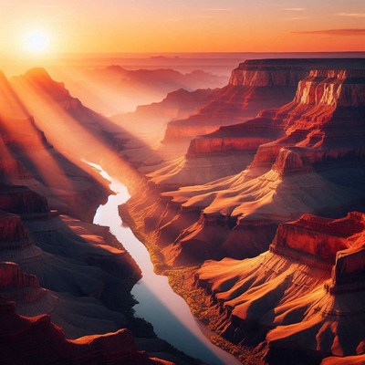 Grand canyon sunrise