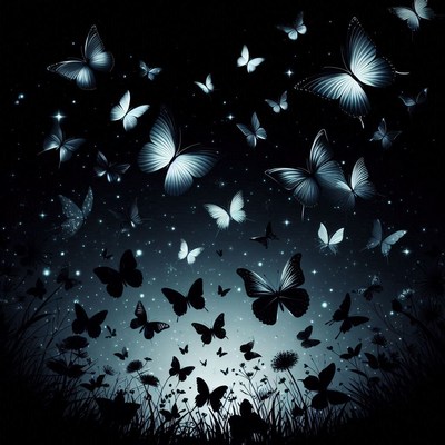 Nighttime butterflies