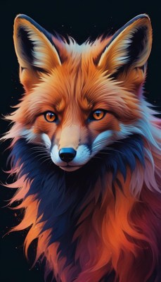 Red fox portrait
