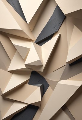 Abstract geometric wall art