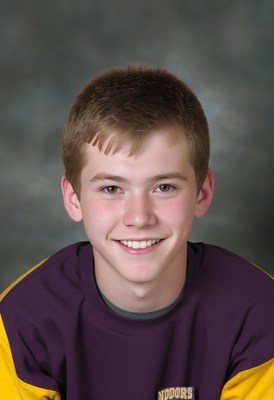 Boy smiling for school photo