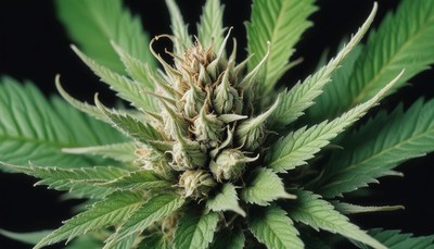 Marijuana bud close-up