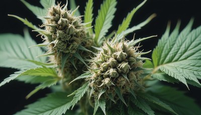 Close up of cannabis buds