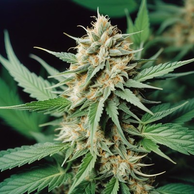 Close-up of a cannabis bud