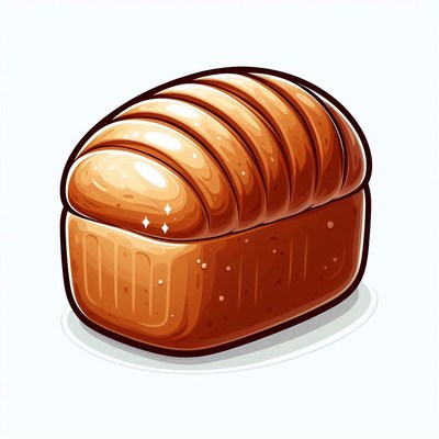 Cartoon loaf of bread